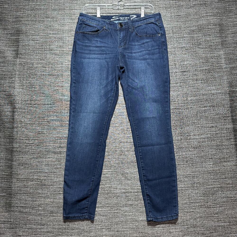 Seven 7 Jeans Women's 10 Blue Skinny Legging Stretch